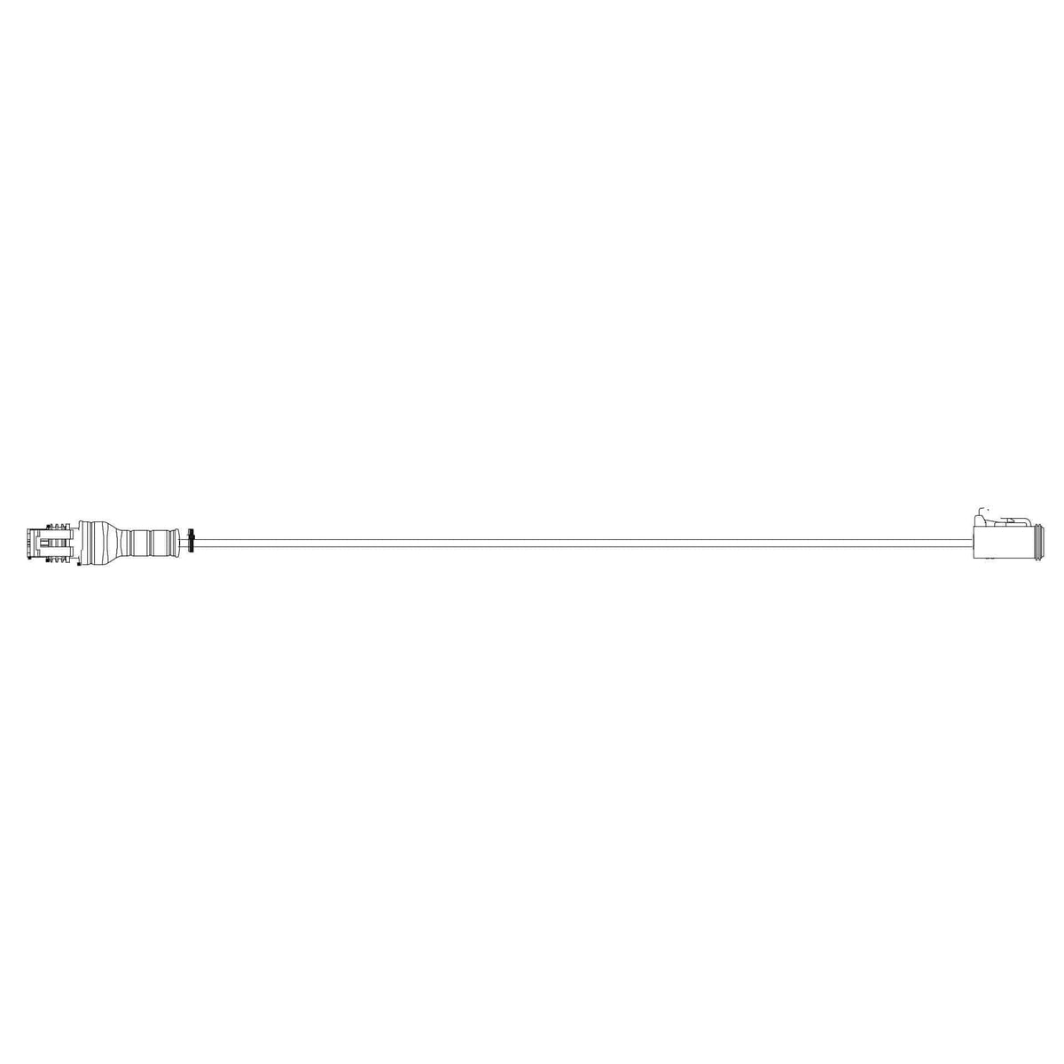 Verloopkabel Superseal > Deutsch 3m | 2x1,5mm² | 2x female | PIN-bezetting gekruist 1-2 > 2-1