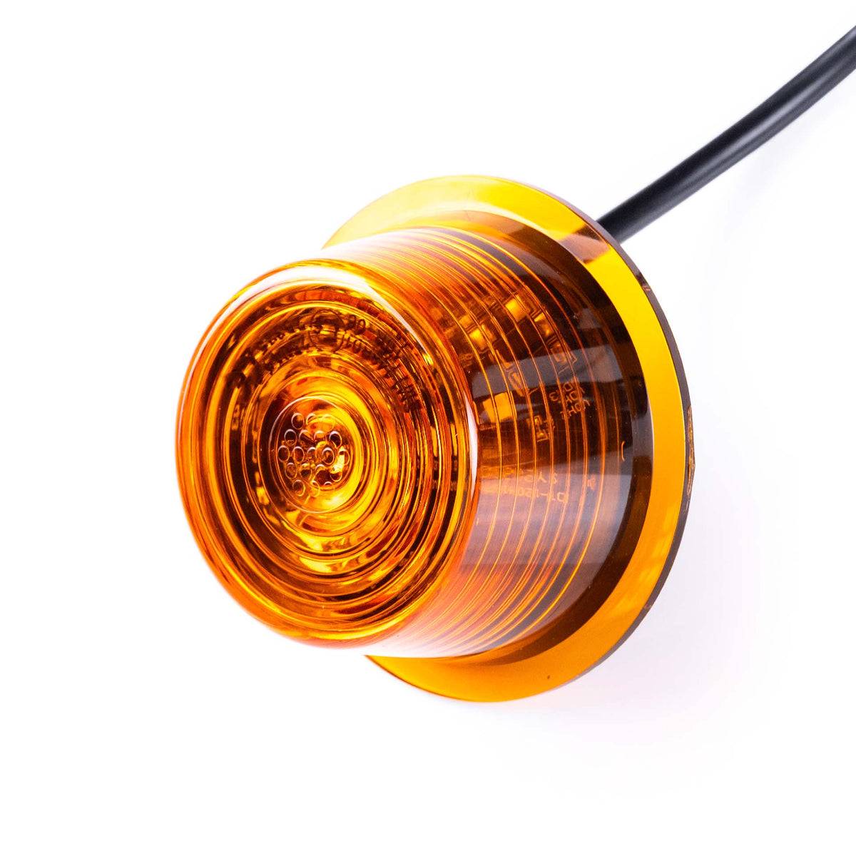 LED Module amber lens | amber | 12-24v | 5m. kabel