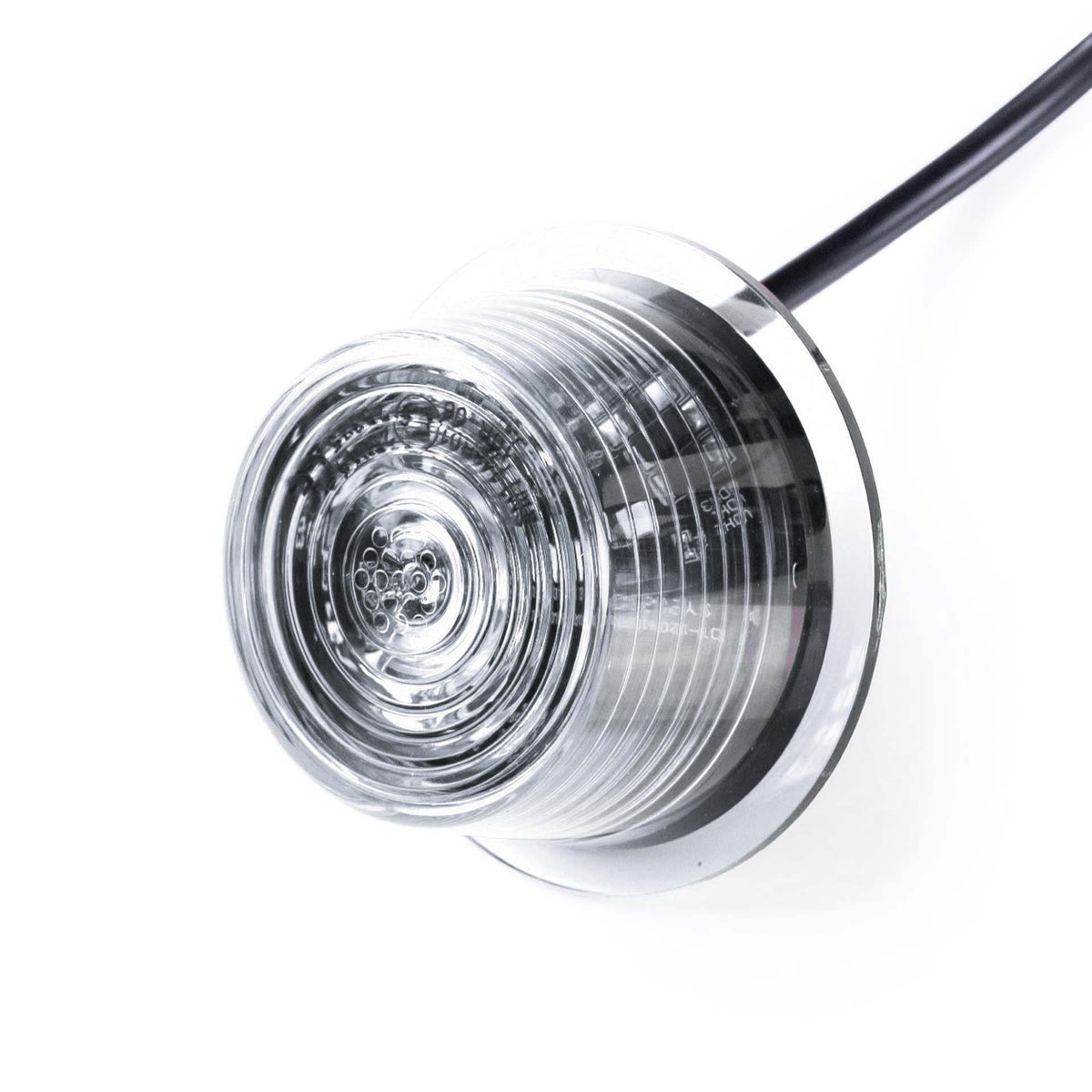 LED Module clear lens | wit | 12-24v | 5m. kabel