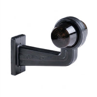 LED breedtelamp set 12-24v | dark |rood-amber | 195mm paal