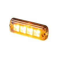 LED R65 Flitser 4-LED amber 12-24v 200cm kabel