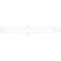 LED interieurverlichting | excl. schakelaar | 60cm. | wit | 24v. | koud wit | 10121-24