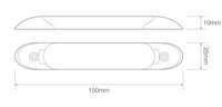 LED interieurverlichting | excl. schakelaar | 15cm. | wit | 24v. | koud wit licht | 1031-24