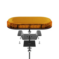 Compacte R65 Amber lens minibar 12-24V vaste montage | MLB246R65AAM