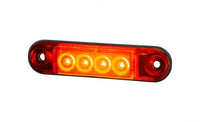 LED markeringslicht Rood | 12-24v | 50cm. kabel | MV-4400R