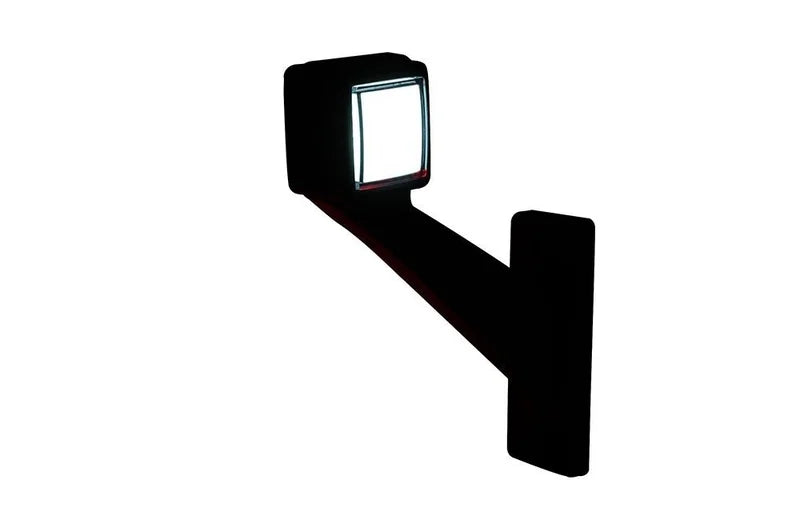 LED breedtelamp rechts rood-wit 12-24v 50cm kabel