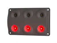 LED interior lamp red(19lm) - white(720lm-5000K) 12-24v | BG-1500RW