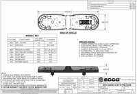 LED flitsbalk amber | 13 serie | ECE-R65 amber | transparant | 770mm | 12 LED's | 13-00018-E