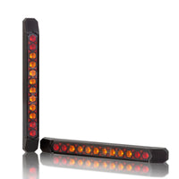 LED achterlicht Slimline universeel dynamisch knipperlicht kabel 12-24V 50cm kabel