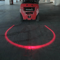 RED line halve cirkel heftruck lamp | 10-80v | FLRSC01