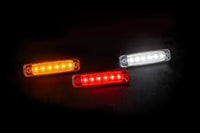 LED markeerlicht rood 12-24v 15cm. kabel