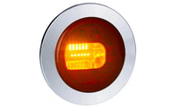 Links | LED combinatielicht 120mm. inbouw | 12-24v | 1,5m. kabel | VC-2911