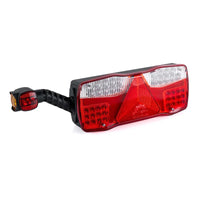 LED Trailerlamp links met breedtelicht 12-24v kabelingang | VC-7111