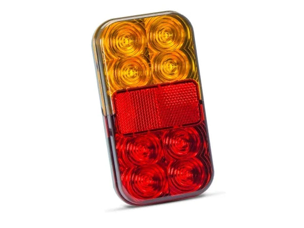LED compact achterlicht zonder kentekenverlichting | 12v | 40cm. kabel | 149BAR