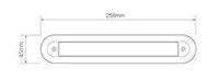Enkele opbouwrand chroom | 235 serie | 235C1B