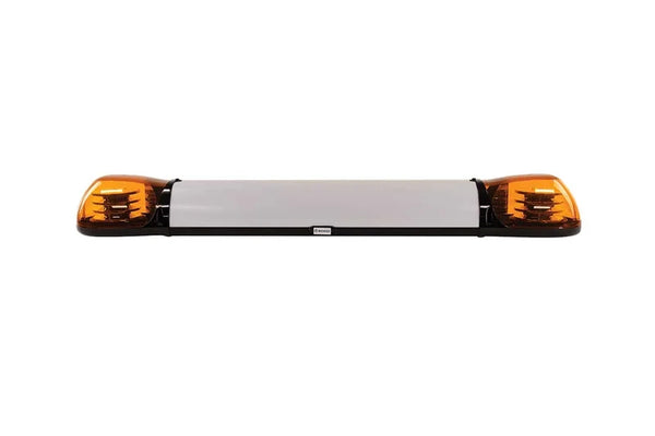 6-Series R65 LED flitsbalk amber, wit midden, 2 modules 1250mm | A6662.100.LDV