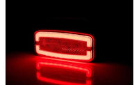 LED markeringslicht rood met beugel | 12-24v | 50cm. kabel | MV-4950R