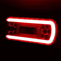 LED achterlicht zonder kentekenlicht | 12-36v | 100cm. kabel | V10C5-600