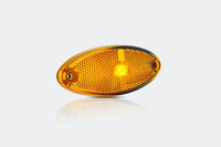 LED markeringslicht ovaal amber | 12-24v | 50cm. kabel | MV-5800A