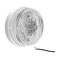 LED markeringslicht wit | 12-24v | 50cm. kabel | MV-1300W