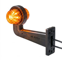 LED breedtelamp set 12-24v | dark |multicolour | 195mm paal