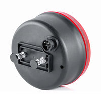 LED ADR achterlicht, rood-gele lens, D-homologatie, 12-24v 5-PIN | VC-5500-B5