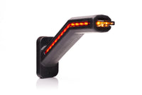 LED Breedtelamp rechts incl. knipperlicht, dark lens 12-24v