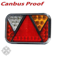 Rechts | LED achterlicht met geïntegreerde canbus-oplossing & achteruitrijlicht | 12v | 5-PIN | VC-2712B5CAN