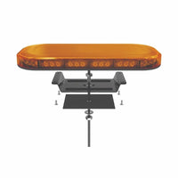 Compacte R65 Amber lens minibar 12-24V vaste montage | MLB380R65AAM