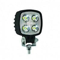 LED werklamp | 12 watt | 1000 lumen | 12-24v | Floodbeam zwart | 8112BM