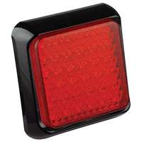 LED remlicht, achterlicht met zwarte rand | 12-24v | 40cm. kabel | 80RME