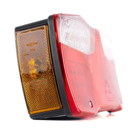 LED Trailerlamp links met markeerlicht 12-24v kabelingang | VC-7101