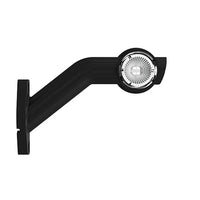 Links | LED breedtelamp met schuine steel | 12-24v | 0,75mm². connector | M10BV-711RWA