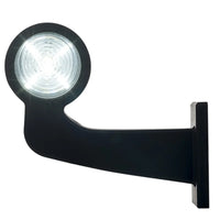 rechts | LED pendellamp | haakse steel | heldere lens | 12-24v | MB-1012RW