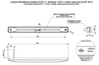 LED interieurlamp 200lm - 4000K - 12-24v Opaque | BG-2310W