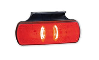 LED markeringslicht neon roodmet beugel | 12-24v | 50cm. kabel | MV-3350R