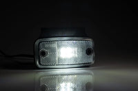 LED markeringslicht wit | 12-36v | 1,5mm². connector | M10MV-670W