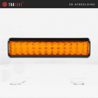 LED knipperlicht slimline | 12-24v | 40cm. kabel | 200AME