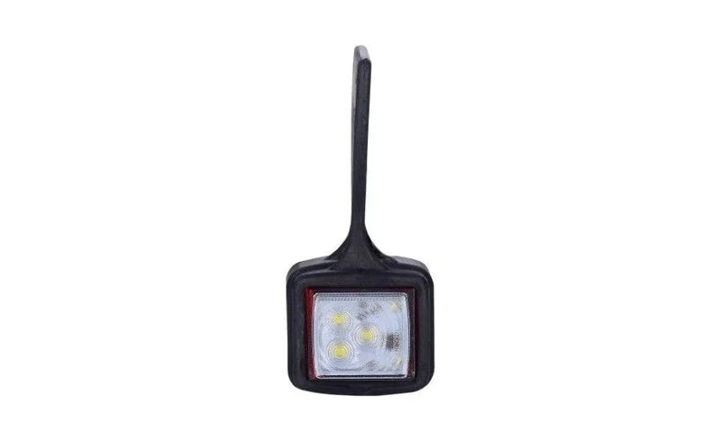 LED breedtelamp rechts rood-wit 12-24v 50cm kabel | MB-4602RW