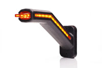 LED breedtelamp links excl. knipperlicht, clear lens 12-24v