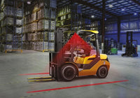RED line LED heftruck lamp | 10-80v | 50cm. kabel | D14358