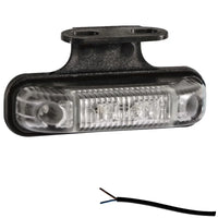 LED markeringslicht wit | 12-24v | 50cm. kabel | M10MV-550W