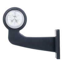 rechts | LED pendellamp | haakse steel | heldere lens | 12-24v | MB-1012RW