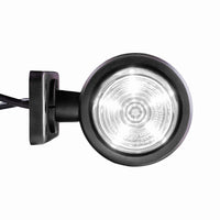 LED breedtelamp set 12-24v | rood-wit | korte paal
