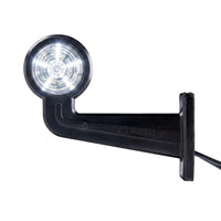 LED breedtelamp set 12-24v | rood-wit | 195mm paal