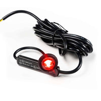 LED markeerlicht rood/wit/amber 12-24v 200cm kabel