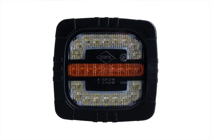 LED Front positielicht &amp; knipperlicht 12/24v 1m. Kabel