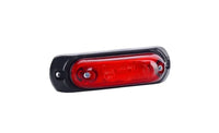 LED markeringslicht Rood met beugel | 12-24v | 50cm. kabel | MV-4090R