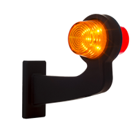 rechts | LED pendellamp | haakse steel | heldere lens | 12-24v | MB-1012RA