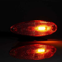 LED markeringslicht amber | 12-36v | 50cm. kabel | MV-1900A